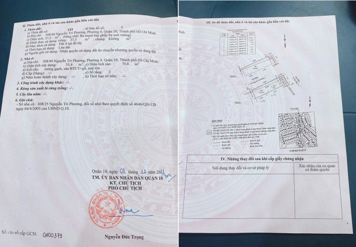 GIÁ TỐT - CHÍNH CHỦ Cần Bán Nhanh Căn Nhà Đẹp Vị Trí Tại Quận 10, TP HCM