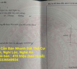 GIÁ TỐT - CHÍNH CHỦ Cần Bán Nhanh Đất Thổ Cư Tại Xã Nghi Văn, Nghi Lộc, Nghệ An