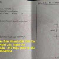 GIÁ TỐT - CHÍNH CHỦ Cần Bán Nhanh Đất Thổ Cư Tại Xã Nghi Văn, Nghi Lộc, Nghệ An