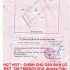 HOT HOT – CHÍNH CHỦ CẦN BÁN LÔ ĐẤT  TẠI 7 NGÁCH 9/18, đường Trần Tấn, P.Hưng Lộc TP. Vinh, Nghệ An