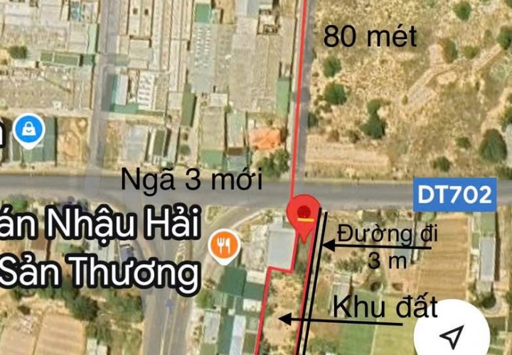 Chính Chủ Bán Đất Ngã Ba Khánh Sơn 2, Khánh Nhơn, Nhơn Hải, Ninh Hải, Ninh Thuận.