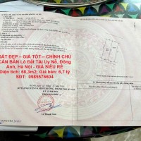 ĐẤT ĐẸP – GIÁ TỐT – CHÍNH CHỦ CẦN BÁN Lô Đất TẠI Uy Nỗ, Đông Anh, Hà Nội - GIÁ SIÊU RẺ