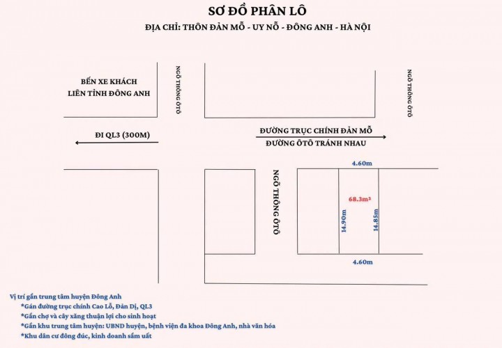 ĐẤT ĐẸP – GIÁ TỐT – CHÍNH CHỦ CẦN BÁN Lô Đất TẠI Uy Nỗ, Đông Anh, Hà Nội - GIÁ SIÊU RẺ