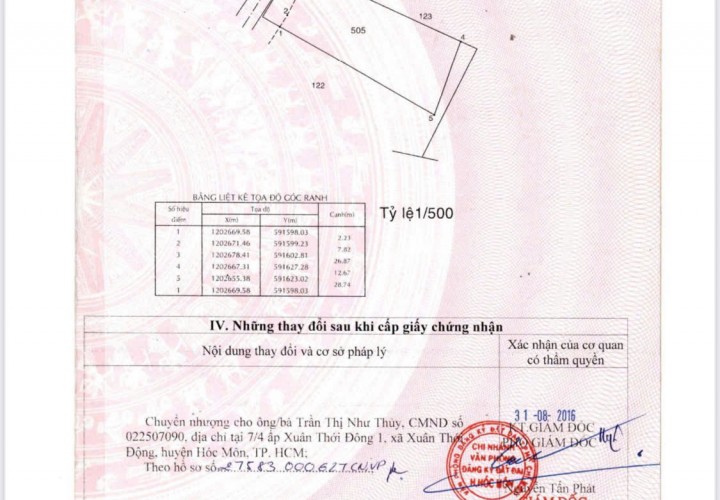 ĐẤT ĐẸP - GIÁ TỐT - Bán GẤP Lô Đất Tiềm Năng Tại Xã Xuân Thới Đông, Hóc Môn