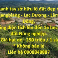 Nhanh tay sở hữu lô đất đẹp nhì Langbiang - Lạc Dương - Lâm Đồng.