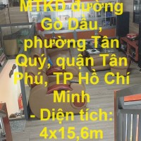 BÁN NHÀ MTKD đường Gò Dầu, phường Tân Quý, quận Tân Phú, TP Hồ Chí Minh