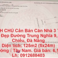 CHÍNH CHỦ Cần Bán Căn Nhà 3 Tầng Mới - Đẹp Đường Trung Nghĩa 9, Liên Chiểu, Đà Nẵng