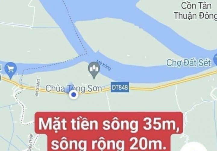 CHÍNH CHỦ Bán Đất 2 Mặt Tiền Tại Xã Mỹ An Hưng A, Lấp Vò, Đồng Tháp