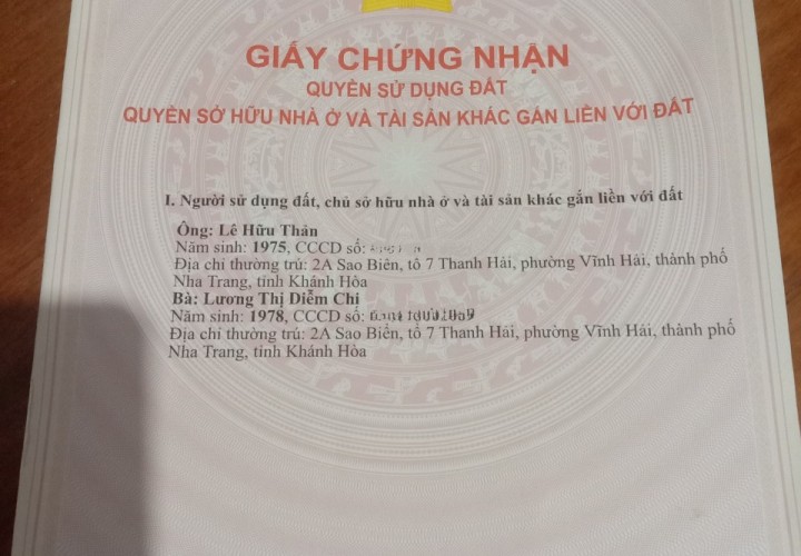 GIÁ TỐT - CHÍNH CHỦ Cần Bán Nhanh Lô Đất Đẹp Trên Trục Đường Chính Liên Xã  Vị Trí Tại Tỉnh Khánh Hòa