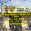 HOT !!! NHÀ Chính Chủ - Giá Tốt - Cần Bán Nhà Tại  Hiệp Thành 43, Phường Hiệp Thành, Quận 12