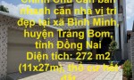 Nhà đẹp- giá tốt Chính Chủ Cần bán nhanh căn nhà vị trí đẹp tại huyện Trảng Bom tỉnh Đồng Nai