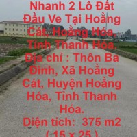 Chính Chủ Bán Nhanh 2 Lô Đất Đầu Ve Tại Hoằng Cát, Hoằng Hóa, Tỉnh Thanh Hóa.