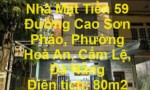 Chính Chủ Bán Nhà Mặt Tiền 59 Đường Cao Sơn Pháo, Phường Hoà An, Cẩm Lệ, Đà Nẵng