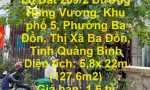 Chính Chủ Cần Bán Lô Đất 209/2 Đường Hùng Vương, Thị xã Ba Đồn, Tỉnh Quảng Bình