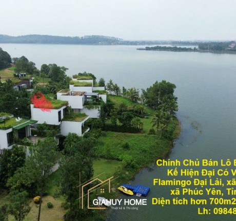 Chính Chủ Bán Lô Biệt thự LX Thiết Kế Hiện Đại Có View Hồ Lớn ở Flamingo Đại Lải