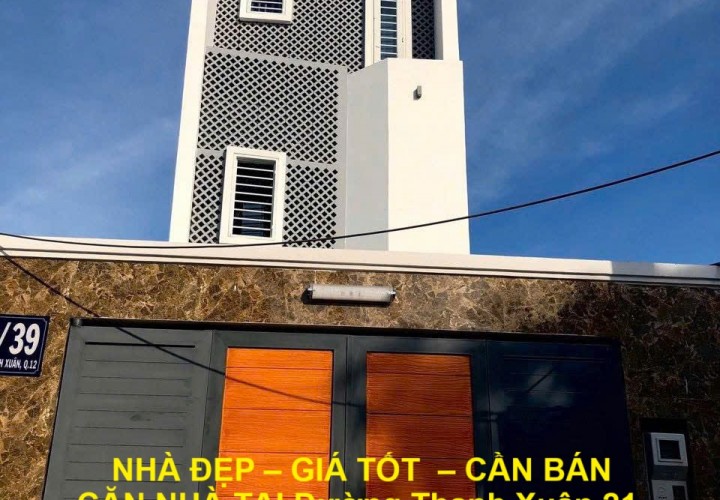 NHÀ ĐẸP – GIÁ TỐT  – CẦN BÁN  CĂN NHÀ TẠI Đường Thạnh Xuân 21, P. Thạnh Xuân, Quận 12, HCM