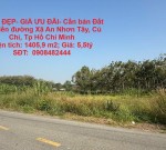 VỊ TRÍ ĐẸP- GIÁ ƯU ĐÃI- Cần bán Đất mặt tiền đường Xã An Nhơn Tây, Củ Chi, Tp Hồ Chí Minh