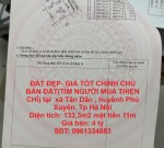 ĐẤT ĐẸP- GIÁ TỐT CHÍNH CHỦ BÁN ĐẤT(TÌM NGƯỜI MUA THIỆN CHÍ) tại huyện Phú Xuyên, Tp Hà Nội
