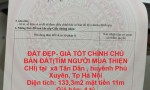 ĐẤT ĐẸP- GIÁ TỐT CHÍNH CHỦ BÁN ĐẤT(TÌM NGƯỜI MUA THIỆN CHÍ) tại huyện Phú Xuyên, Tp Hà Nội