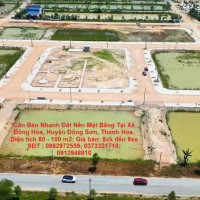 ĐẤT ĐẸP - GIÁ TỐT Cần Bán Nhanh Đất Nền Mặt Bằng Tại Xã Đông Hòa, Huyện Đông Sơn, Thanh Hóa.