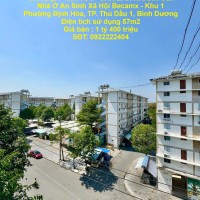 NHÀ ĐẸP - GIÁ TỐT - CẦN BÁN NHANH Căn Nhà Ở An Sinh Xã Hội Becamx - Khu 1 Định Hòa, Thủ Dầu Một