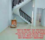 NHÀ VỊ TRÍ ĐẸP - GIÁ TỐT Chính chủ cần bán căn nhà tại huyện Nhà Bè, TPHCM