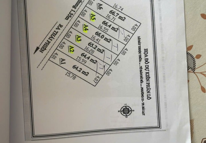 Đất VỊ TRÍ ĐẸP - GIÁ TỐT - Chính Chủ Bán 10 Lô Đất Phường 12, TP Đà Lạt, Lâm Đồng