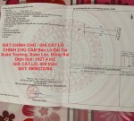ĐẤT CHÍNH CHỦ - GIÁ CẮT LỖ  - CHÍNH CHỦ CẦN Bán Lô Đất Tại Xuân Trường, Xuân Lộc, Đồng Nai