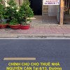 CHÍNH CHỦ CHO THUÊ NHÀ NGUYÊN CĂN Tại Nguyễn Văn Lâu, Phường 8, TP Vĩnh Long