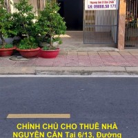 CHÍNH CHỦ CHO THUÊ NHÀ NGUYÊN CĂN Tại Nguyễn Văn Lâu, Phường 8, TP Vĩnh Long