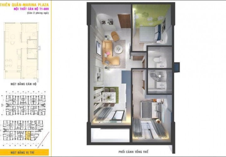 THIÊN QUÂN MARINA PLAZA – Chung cư tháp đôi 23 tầng hiếm hoi được phê duyệt cao tầng tại Ninh Kiều