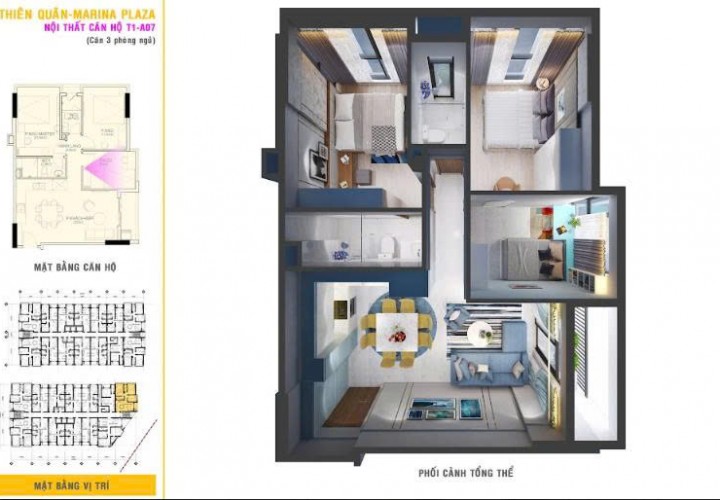 THIÊN QUÂN MARINA PLAZA – Chung cư tháp đôi 23 tầng hiếm hoi được phê duyệt cao tầng tại Ninh Kiều