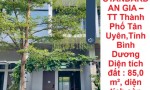 BÁN NHÀ PHỐ CHÍNH CHỦ – DỰ ÁN COMPOUND THE STANDARD AN GIA – TT Thành Phố Tân Uyên,Tỉnh Bình Dương