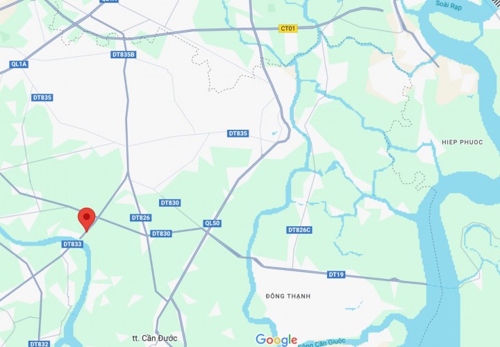 Đất đẹp- giá tốt chính chủ cần bán nhanh lô đất mặt tiện vị trí tại huyện Cần Đước, tỉnh Long An