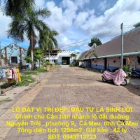 LÔ ĐẤT VỊ TRÍ ĐẸP- ĐẦU TƯ LÀ SINH LỜI Chính chủ Cần bán nhanh lô đất tp Cà Mau tỉnh Cà Mau