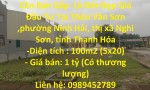 Cần Bán Gấp  Lô Đất Đẹp Giá Đầu Tư Tại thị xã Nghi Sơn, tỉnh Thanh Hóa