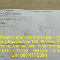 CẦN BÁN ĐẤT TẶNG NHÀ ĐẸP  TẠI  Đường Nguyễn Văn Trỗi, Phường Hiệp Thành, Thủ Dầu Một, Bình Dương