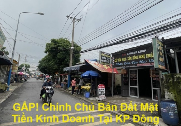 GẤP! Chính Chủ Bán Đất Mặt Tiền Kinh Doanh Tại KP Đông Thành, P. Tân Đông Hiệp, TX Dĩ An, Bình Dương