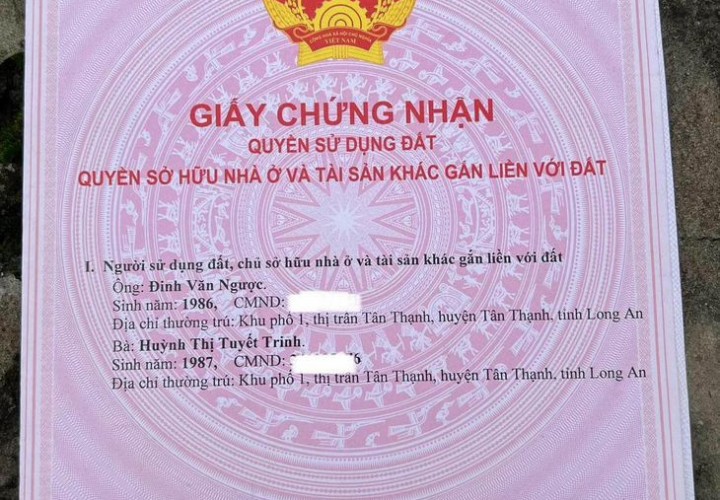 Chính Chủ Cần Bán Căn Nhà Cấp 4 Gác Lửng Huyện Tân Thạnh, Long An