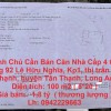 Chính Chủ Cần Bán Căn Nhà Cấp 4 Gác Lửng Huyện Tân Thạnh, Long An