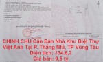 CHÍNH CHỦ Cần Bán Nhà Khu Biệt Thự Việt Anh Tại P. Thắng Nhì, TP Vũng Tàu