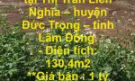 HOT HOT- CẦN BÁN GẤP LÔ Đất   tại Thị Trấn Liên Nghĩa – huyện Đức Trọng – tỉnh Lâm Đồng