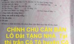 CHÍNH CHỦ CẦN BÁN  LÔ Đất TẶNG NHÀ  Tại  thị trấn Cô Tô huyện Cô tô, Quảng Ninh