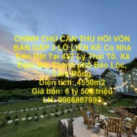 CHÍNH CHỦ CẦN THU HỒI VỐN BÁN GẤP 3 LÔ LIỀN KỀ Có Nhà Trên Đất Tại Đạm Bri, TP Bảo Lộc