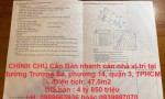 CHÍNH CHỦ Cần Bán nhanh căn nhà vị trí tại đường Trường Sa, phường 14, quận 3, TPHCM