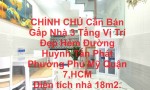 CHÍNH CHỦ Cần Bán Gấp Nhà 3 Tầng Vị Trí Đẹp Hẻm Đường Huỳnh Tấn Phát Phường Phú Mỹ Quận 7,HCM