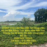 CHÍNH CHỦ Cần Bán Đất Tại Công viên Bố Vệ thuộc phường Đông Vệ, TP.Thanh Hoá, Thanh Hoá