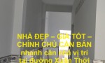 NHÀ ĐẸP – GIÁ TỐT – CHÍNH CHỦ CẦN BÁN nhanh căn nhà vị trí tại xã Xuân Thới Sơn, huyện Hóc Môn