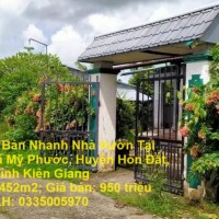 CHÍNH CHỦ Bán Nhanh Nhà Vườn Tại Phước Tần, Xã Mỹ Phước, Huyện Hòn Đất, Tỉnh Kiên Giang