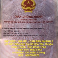 ĐẤT ĐẸP – GIÁ RẺ  - CẦN BÁN NHANH 2 LÔ ĐẤT Siêu Đẹp Tại CHÂU THÀNH, ĐỒNG THÁP